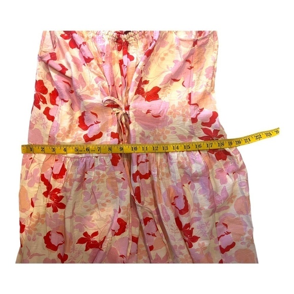MNG Pink Floral Maxi Dress Size 6 - Picture 8 of 11